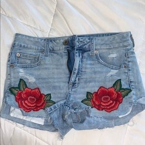 American eagle denim shorts
